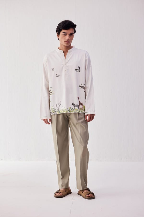 Perte D'ego — “Le Serengeti” resort shirt