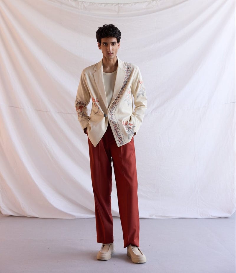 Formal pants- Rust Orange
