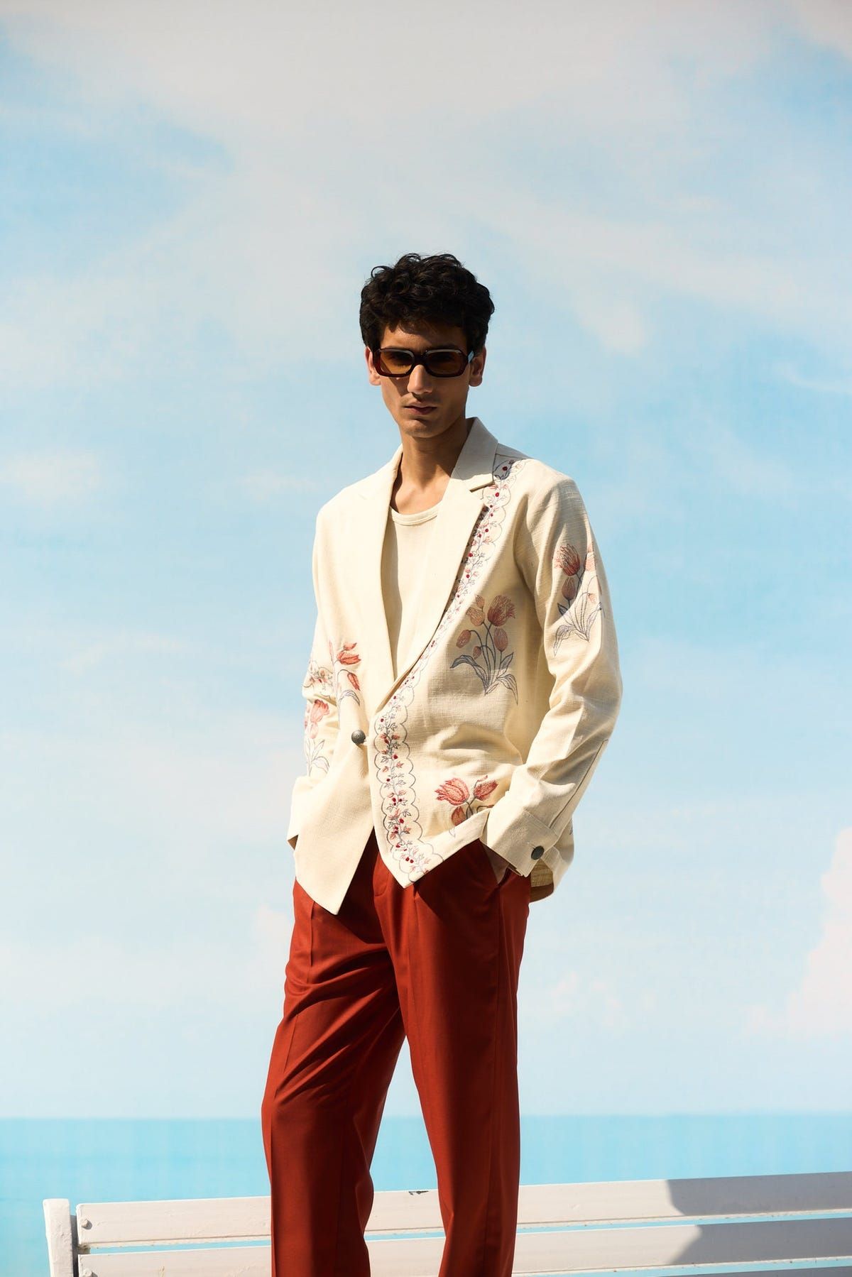 Formal pants- Rust Orange - image 2