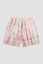 Multicolor shibori shorts view 2