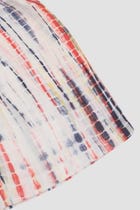 Multicolor shibori shorts view 3