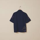 "Le celebration" hand embroidered shirt view 5