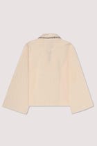 Blanket stitch hand embroidered resort shirt view 4