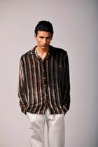 Cha Cha Silk velvet shirt view 1