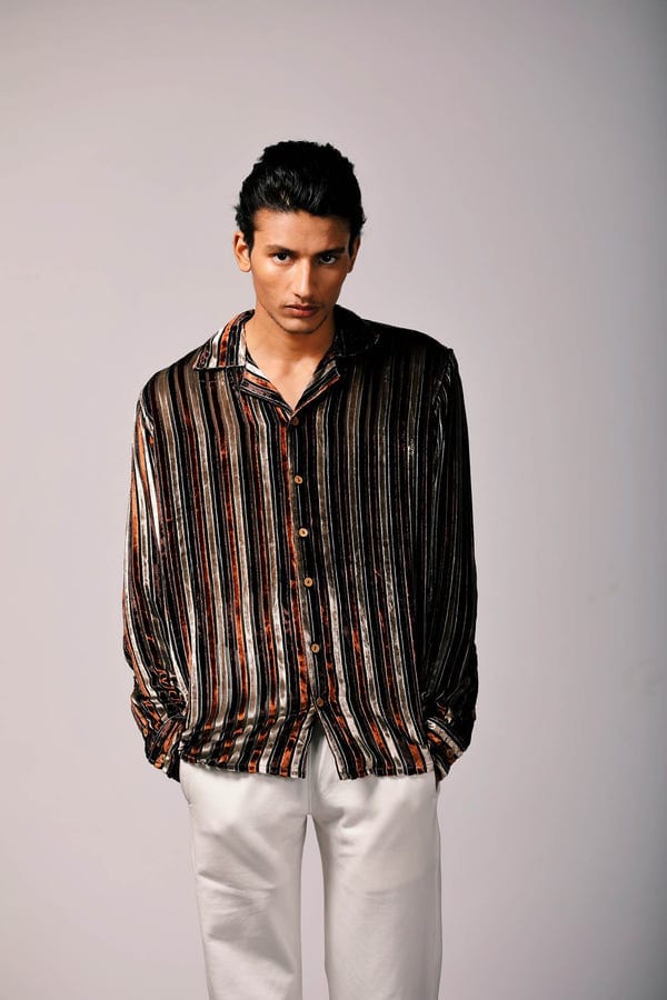 Perte D'ego — Cha Cha Silk velvet shirt