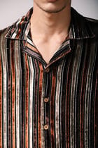 Cha Cha Silk velvet shirt view 4
