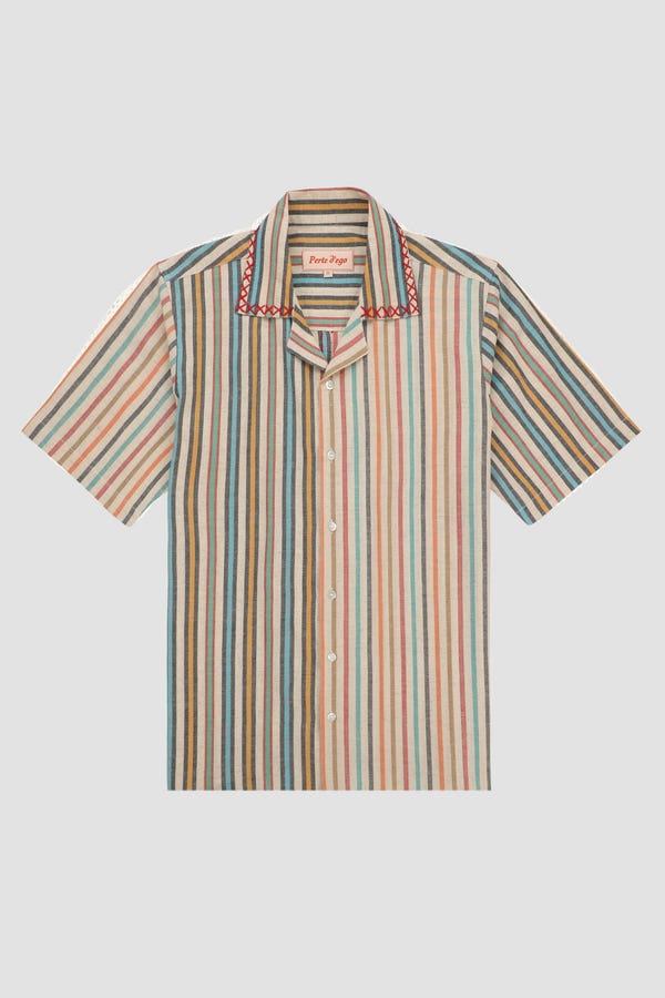 Perte D'ego — Split stripes shirt