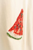 "Watermelon slice" hand embroidered T-Shirt view 2