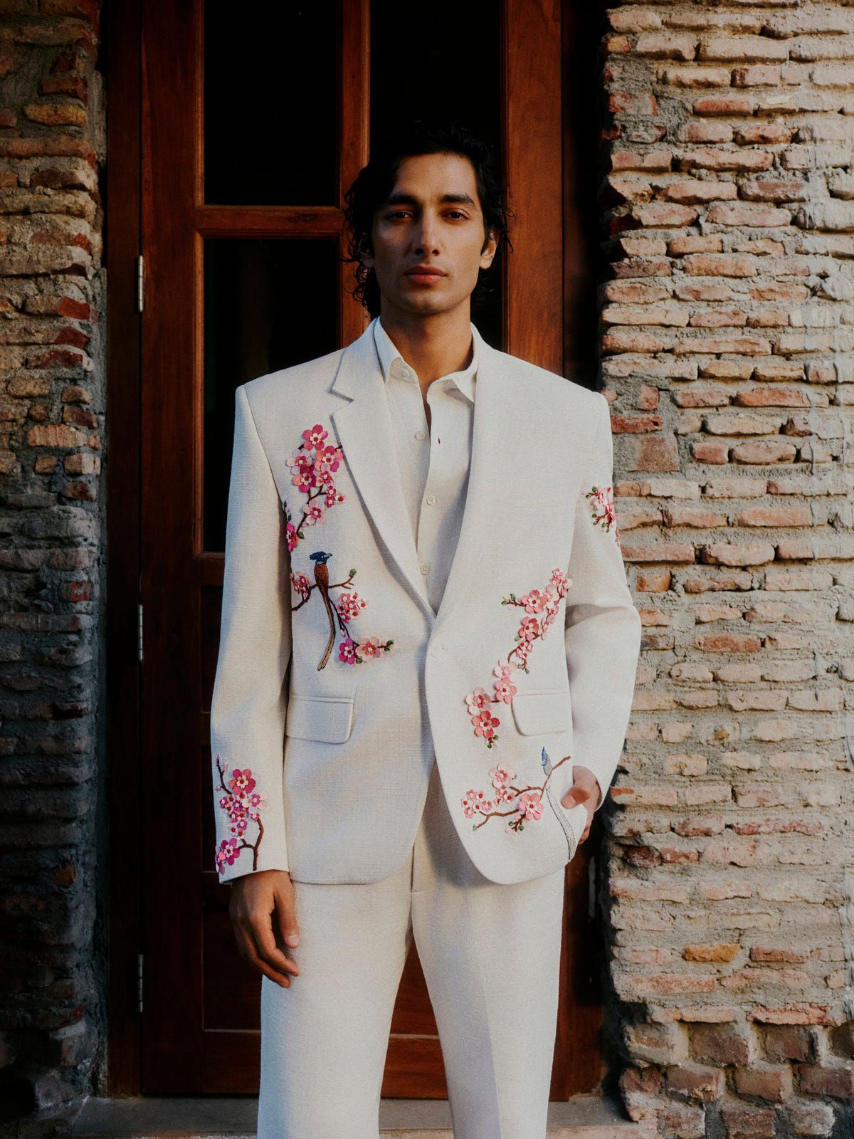 “Eternal Spring” Hand Embroidered Blazer - image 5