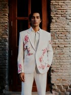 “Eternal Spring” Hand Embroidered Blazer view 5