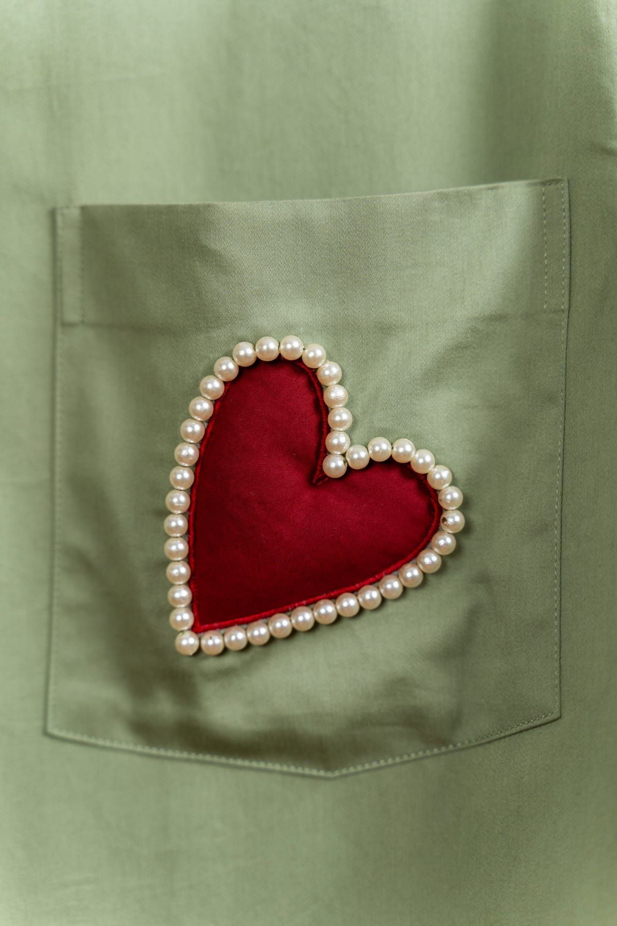 “Mon Amour” hand embroidered shirt - image 6