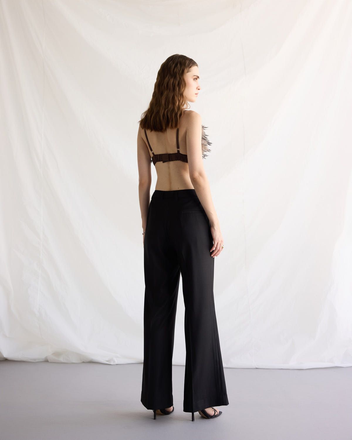 Feather beaded bralette - image 4