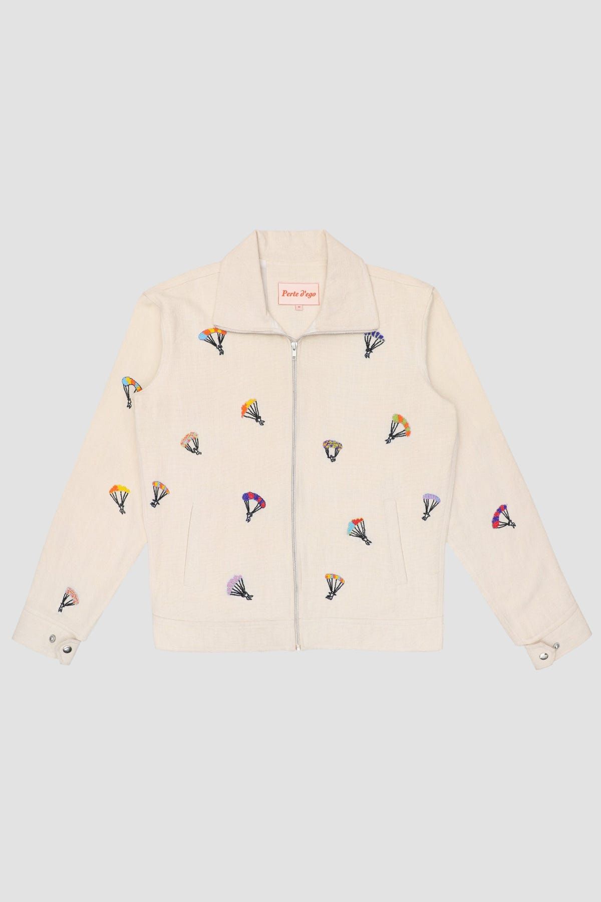 Paragliders paradise beadwork zip up jacket - image 3