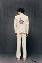 "Ivory Bloom" formal pants view 2