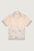 Vintage Blue Floral sketch Shirt view 1