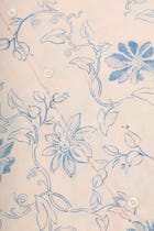 Vintage Blue Floral sketch Shirt view 2