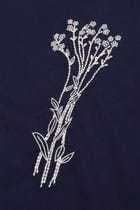 "Floral bunch hand embroidered lounge pants view 2