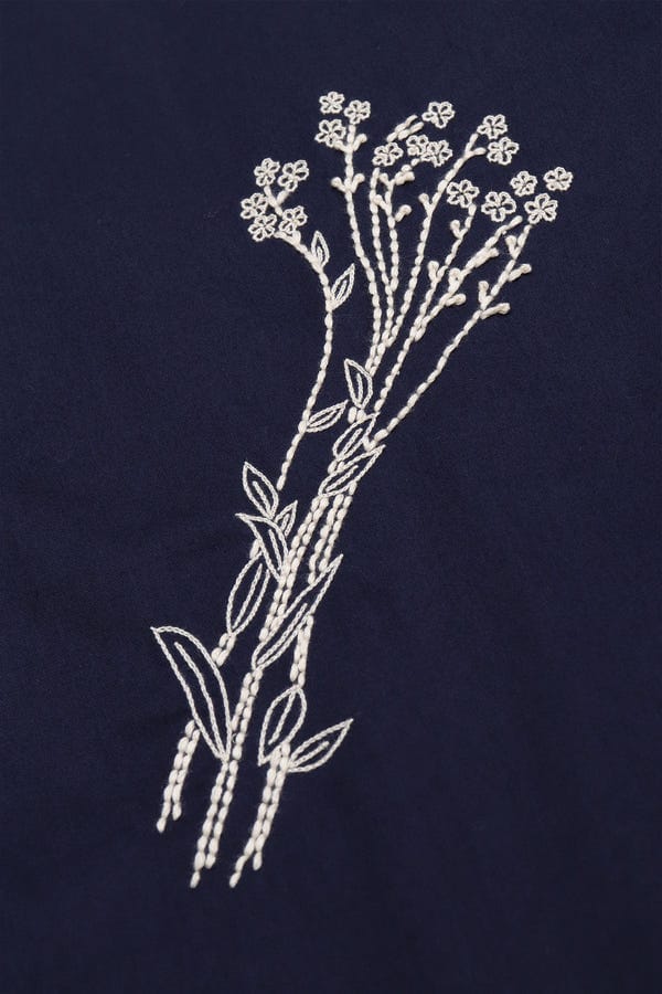 Perte D'ego — "Floral bunch hand embroidered lounge pants