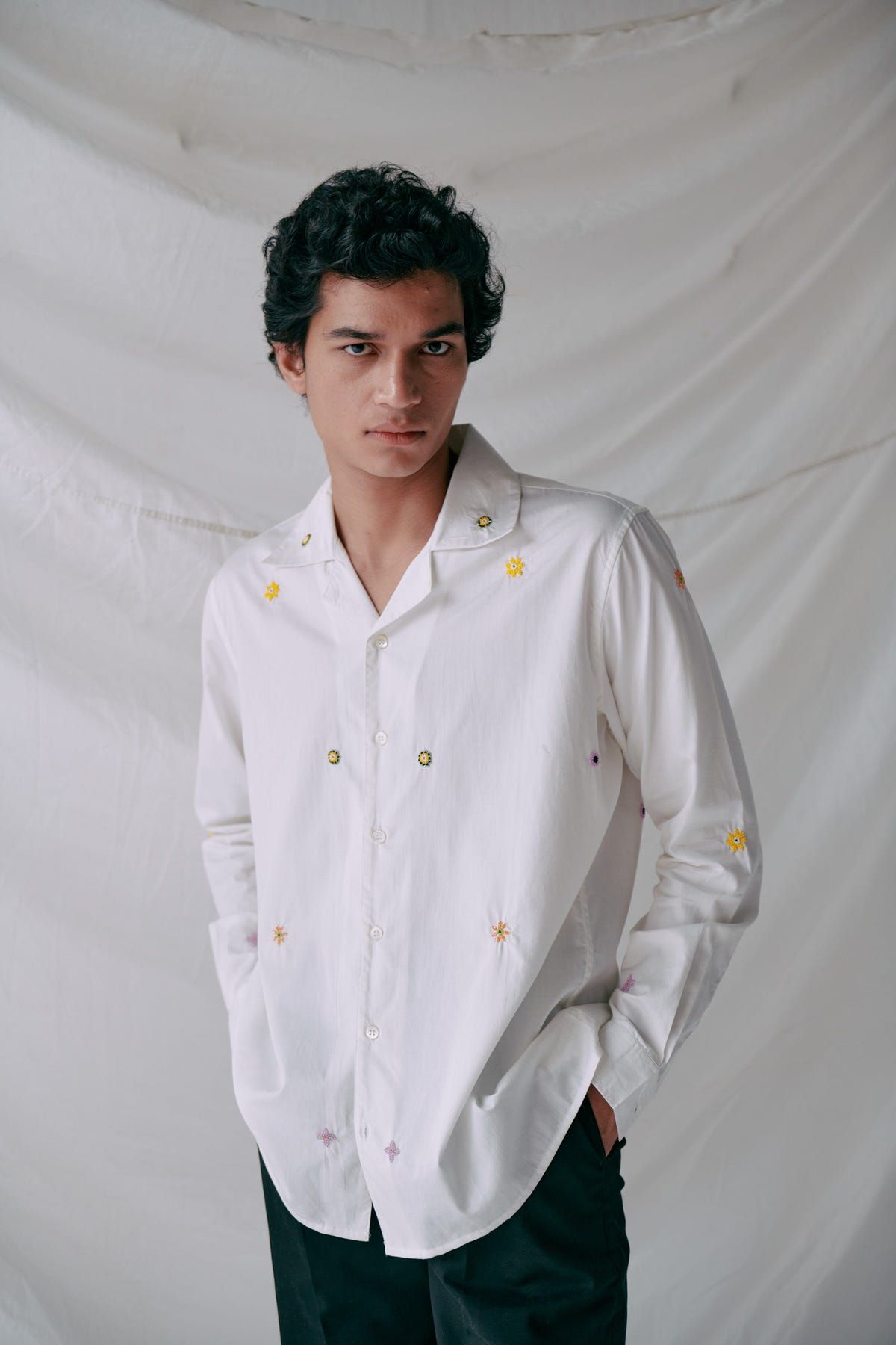 Sunshine beadwork shirt - image 1