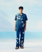 Hand embroidered butterflies straight fit jeans view 5