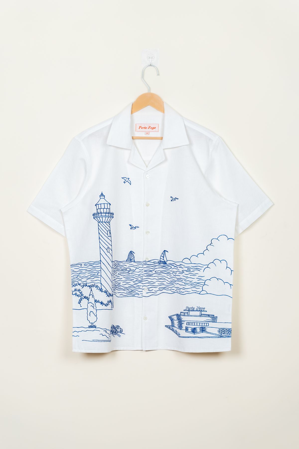 "Day at the harbor" embroidered Shirt SS25 - image 1