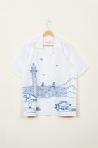 "Day at the harbor" embroidered Shirt SS25 view 1
