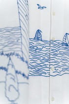 "Day at the harbor" embroidered Shirt SS25 view 3