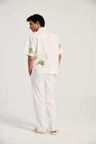 Embroidered furniture resort shirt view 4