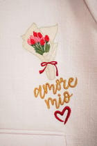 “Amore Mio” hand embroidered blazer view 3