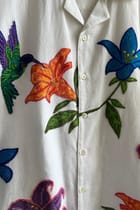 Hummingbird embroidered shirt view 2