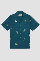 "Floral bunch" hand embroidered Shirt view 1