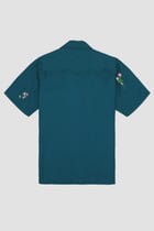 "Floral bunch" hand embroidered Shirt view 3