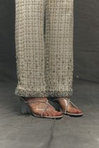 Vivianne hand embroidered tweed pants view 4
