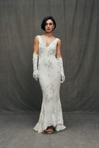 Aurora hand embroidered dress view 1