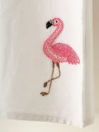 “Le Flamingo” hand embroidered shirt view 2