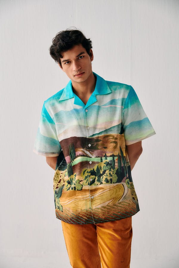 Perte D'ego — "Le tuscany" linen shirt