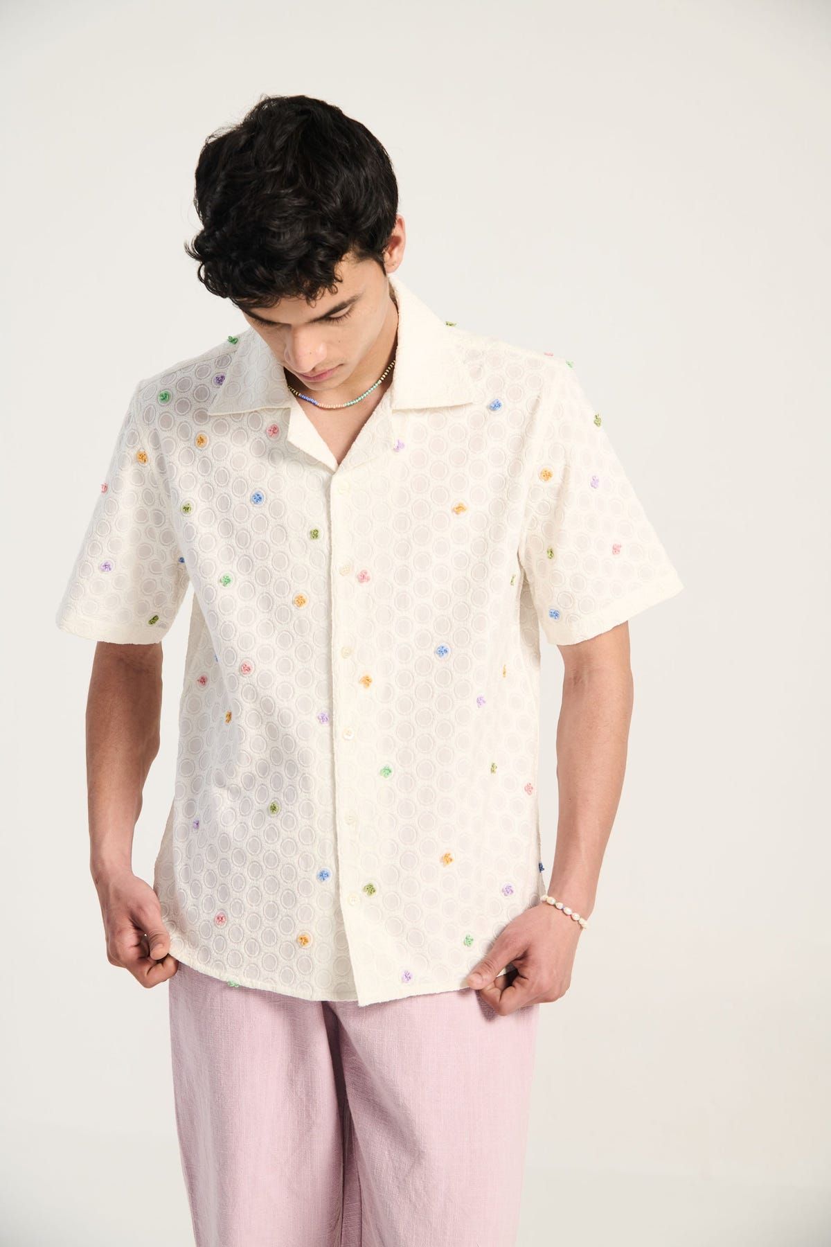 "Tooti frooti" hand embroidered shirt - image 1