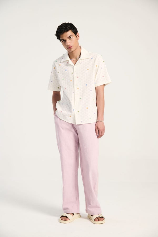 Perte D'ego — "Tooti frooti" hand embroidered shirt