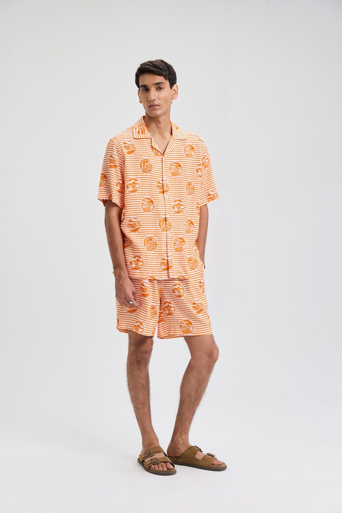 Medallion Stripe Shirt - image 1