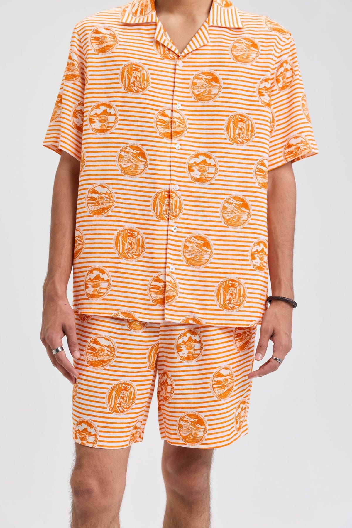 Medallion Stripe Shirt - image 2