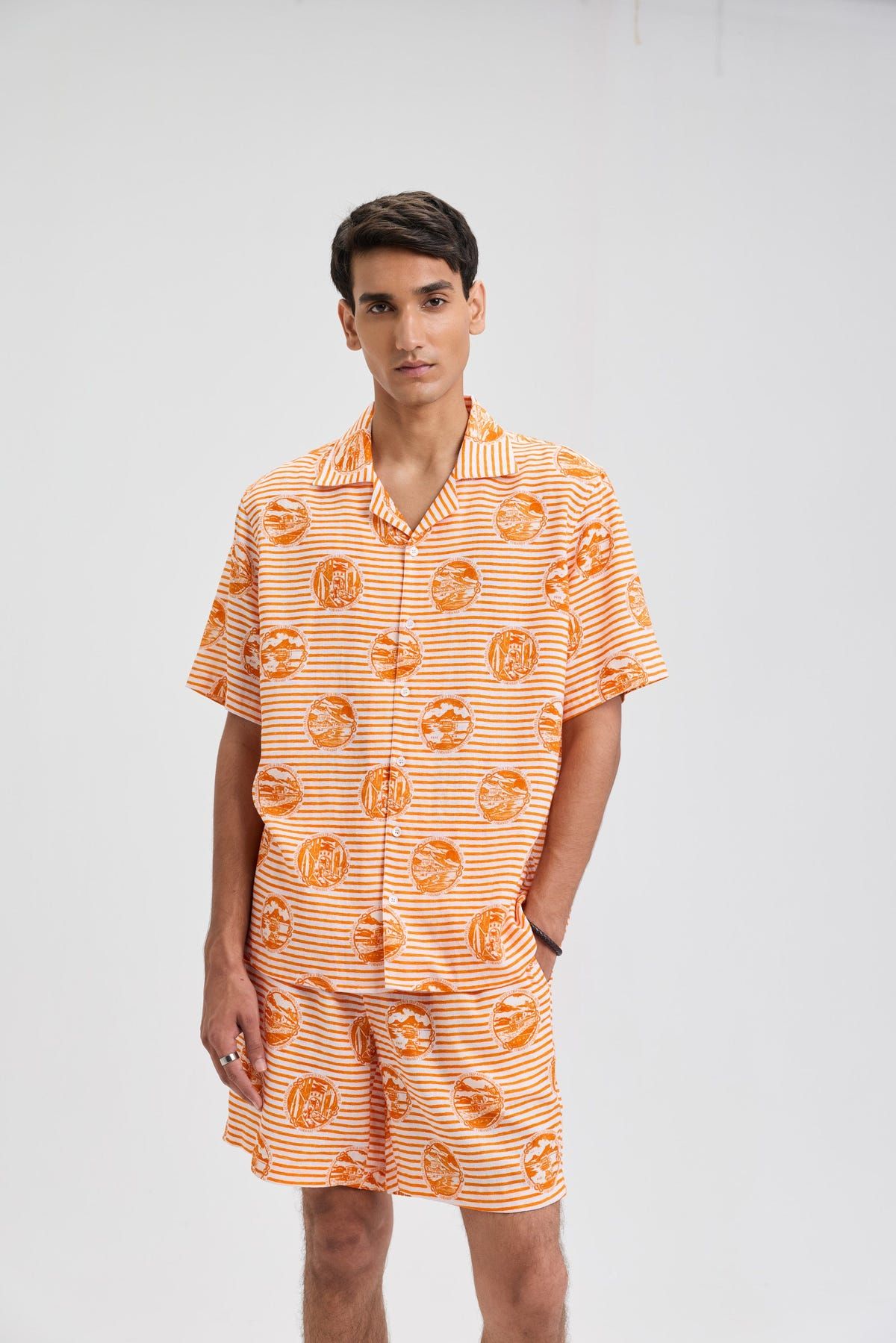 Medallion Stripe Shirt - image 3