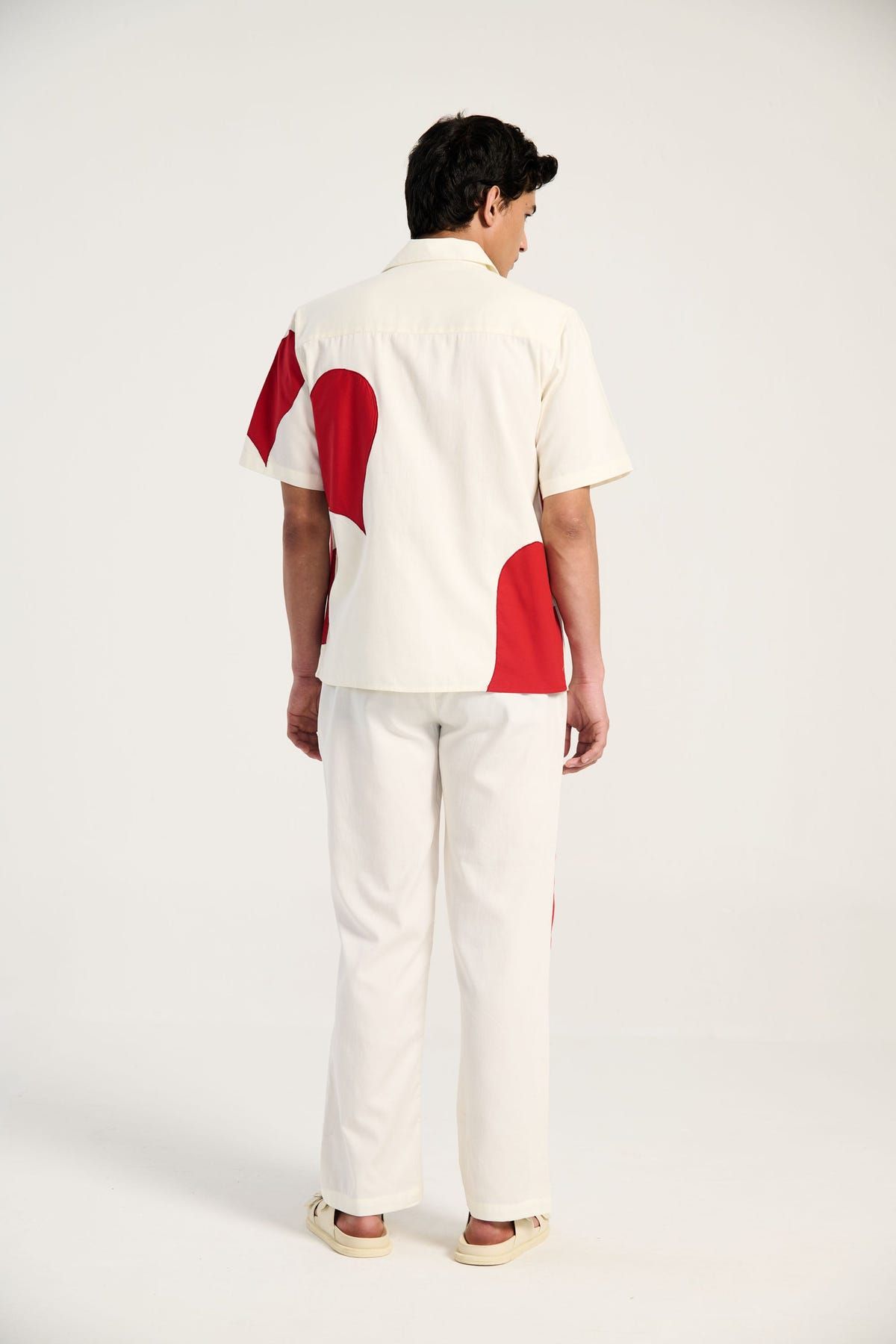 Hearts appliqué lounge pants - image 4