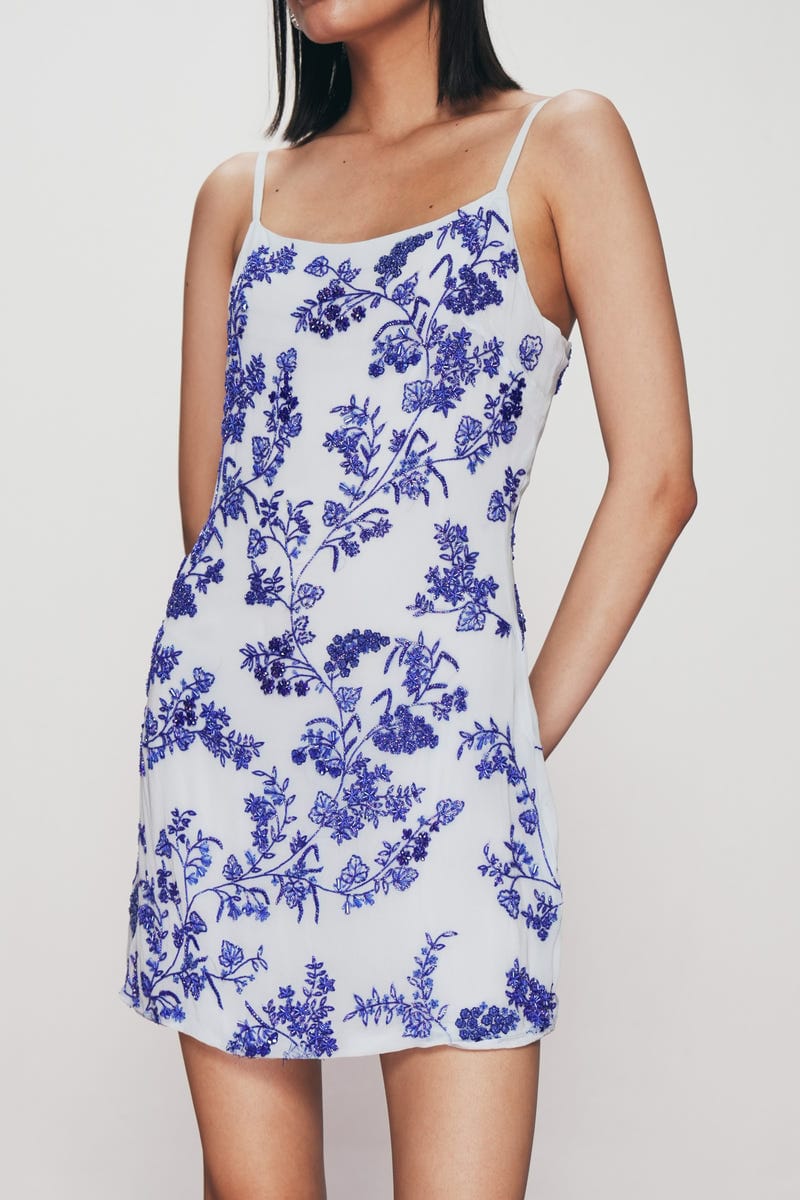 Santorini beaded dress
