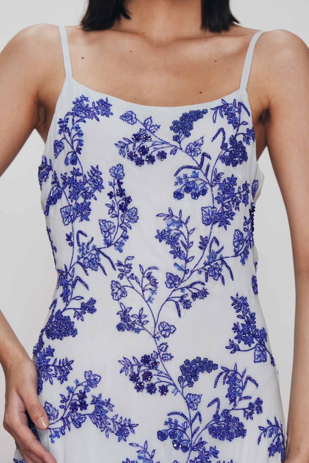 Santorini beaded dress - image 4