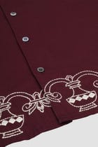 "Le Peru" hand embroidered Shirt view 2
