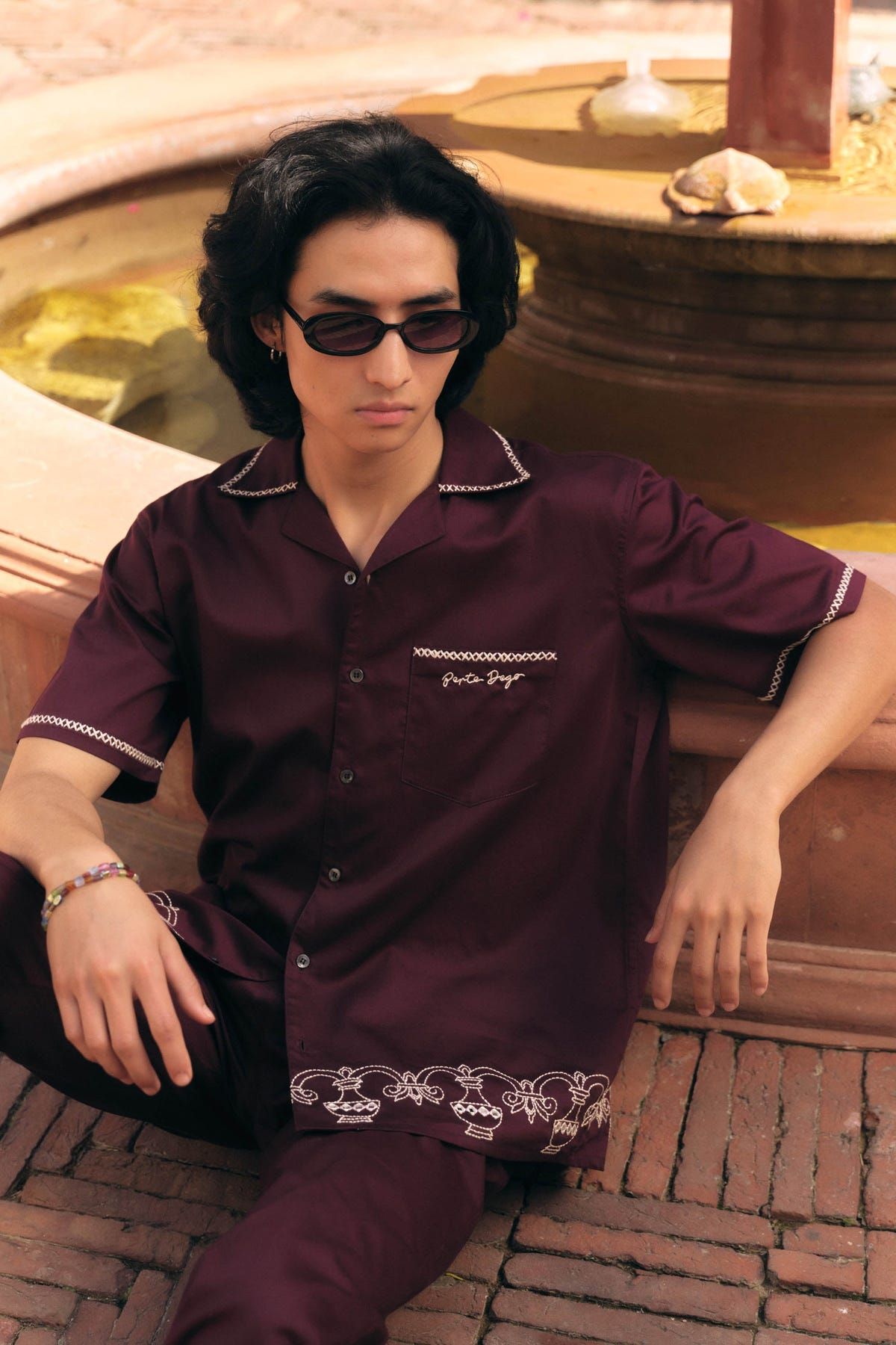 "Le Peru" hand embroidered Shirt - image 5