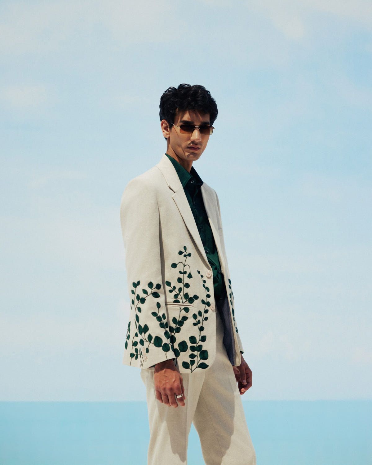 Whispering Vines embroidered Blazer - image 1