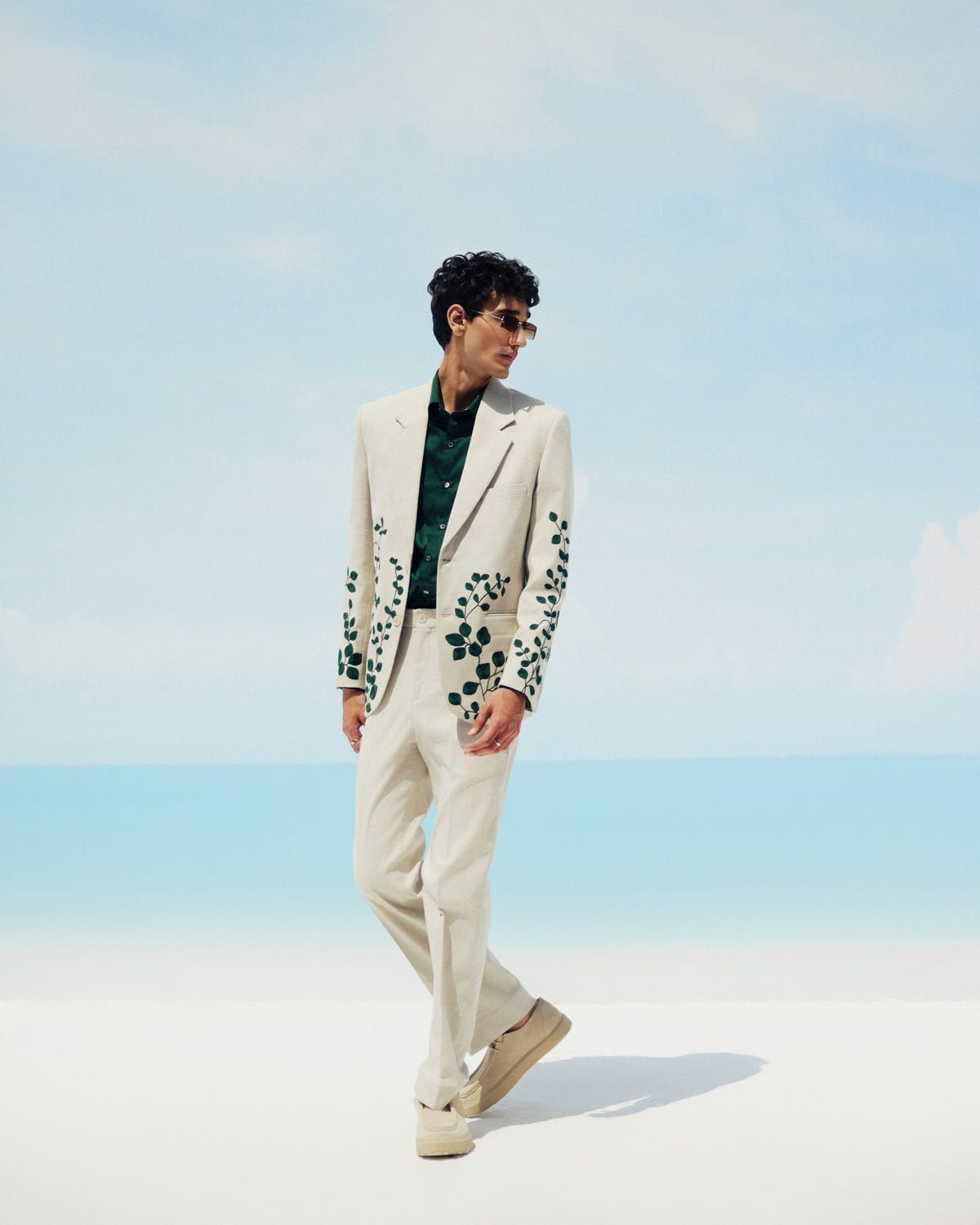 Whispering Vines embroidered Blazer - image 3