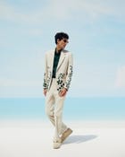 Whispering Vines embroidered Blazer view 3