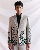 Whispering Vines embroidered Blazer view 4